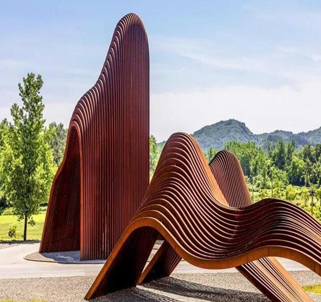 来安锈钢板造型